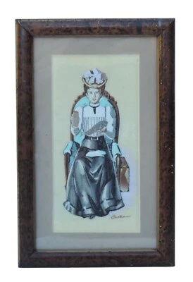 Imágenes tejidas de seda de Cash - Avon Lady Foto 1 de 3