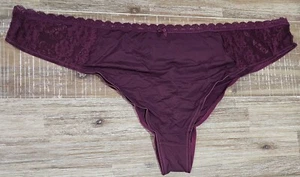Hips & Curves By City Chic Darcie Cheeky Underwear size 6X Colour Wine - Picture 1 of 3