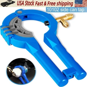 10102 Side Can Tap for Air Condition R12 R134A AC HVAC Manifold System and Oils - Picture 1 of 8