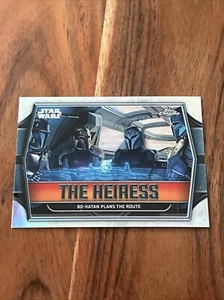 Mandalorian: Bo-Katan Plans Route 2024 Topps Chrome Star Wars #TH-4 Refractor - Picture 1 of 5