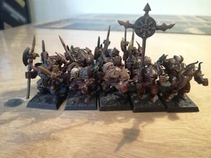 13 Warriors of Chaos Regiment, Vollkommando, BEMALT, Warhammer WFB - Bild 1 von 9