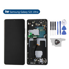 Do Samsung Galaxy S21 Ultra LCD Wyświetlacz Ekran Digitizer Montaż z ramką