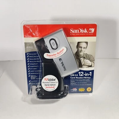 SanDisk ImageMate SDDR-89 12-in-1 USB 2.0 Flash Memory Card New In Package - Image 1 of 4