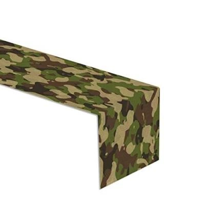 Lino 13x72 Camuflaje Mesa Corredor Ejército Militar Camuflaje Soldado 13" x 72" Foto 1 de 4