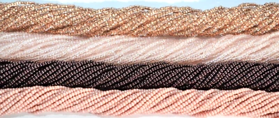 Paquete Terra Rosa y Cobre - Tamaño 11/0 Preciosa® Cuentas de Semillas de Vidrio Checo 4 Hanks Foto 1 de 3