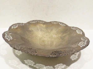 alte versilberte Quist A Schale Bonbon/Keksschale mit 3 Füßchen - Bild 1 von 6