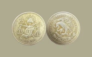 Silbermünze, Mexiko, 25 Centavos, 1950 - Bild 1 von 1