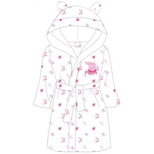 Girls Children's Kids Peppa Pig Coral Fleece Dressing Gown, Bathrobe - Picture 1 of 1