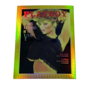 Refractor de tarjetas con cubierta de cromo Playboy 7/12 - Emily Arth - Junio 1988 - R 287 - Imagen 1 de 3