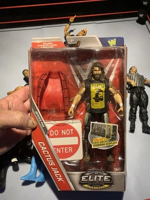 WWE Cactus Jack Elite Series 48 Flashback 1995 Mick Foley WWF Wrestling Figure - Image 1 of 4