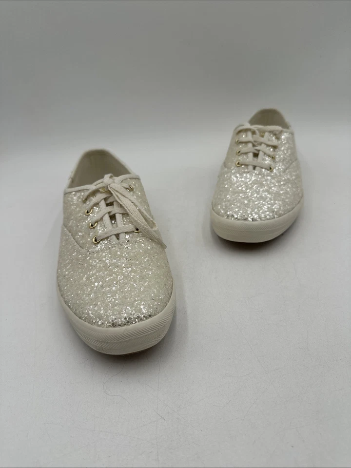 Keds Women's Champion Glitter Lace Up Sneaker White Size 9.5 W - Image 1 of 4