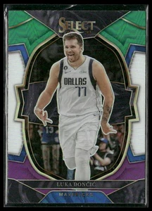 2022-23 Panini Select #51 Luka Dončić Green White Purple Prizms - Bild 1 von 2