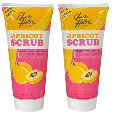 Queen Helene Apricot Scrub Normal to Combination Skin Lot Of 2 Tubes New - Image 1 of 3