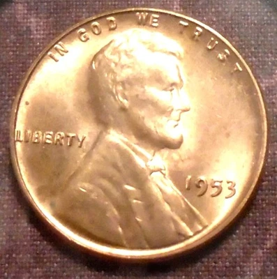 1953 Wheat Cent BU Near FuLL Red BRILLIANT UNCIRCULATED Penny PICK a SET HERE! - Image 1 of 3