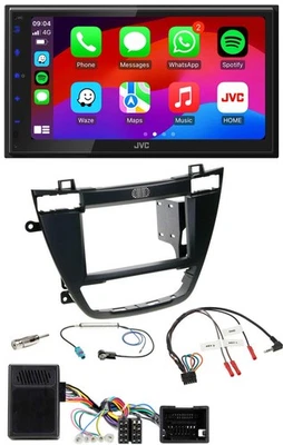 JVC Bluetooth 2DIN Lenkrad DAB USB Autoradio für Opel Insignia ab 08 schwarz - Bild 1 von 4