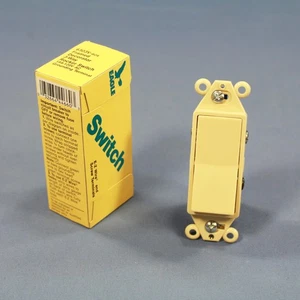 Interruptor de luz de pared basculante decorador de 3 vías Eagle 6303V marfil 15A residencial - Imagen 1 de 6