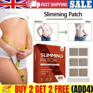 Slimming 60 Patches for Waist,Belly,Thighs,Butt & Other Body Part 2 Months Pack - Picture 1 of 14