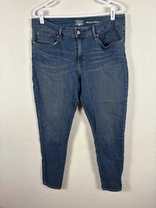 Pantalones de mezclilla Levis Signature para mujer talla 16M 33x32 modernos ajustados lisos excelentes - Imagen 1 de 8