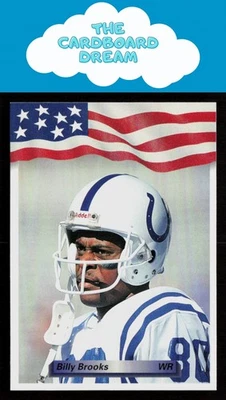 Billy Brooks 1992 All World #89 Indianapolis Colts - Image 1 of 2