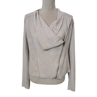 Chaqueta de Moto BLANKNYC Asimétrica Cremallera Imitación Gamuza Rubor Rosa Talla M Foto 1 de 4