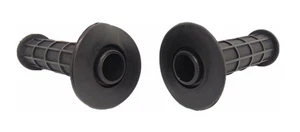 Motocross MX 7/8" 115mm Handlebar ATV Quad Grips Black for Honda Kawasaki Yamaha - Picture 1 of 1