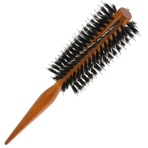 Cepillo de pelo redondo de nailon y cerdas naturales de 1,75" para peinar - Imagen 1 de 3