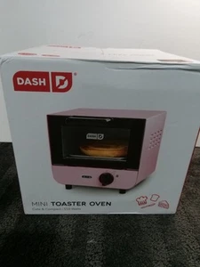 500-Watt Stainless Steel Mini Toaster Oven, 3 Liters, Pink - Picture 1 of 5