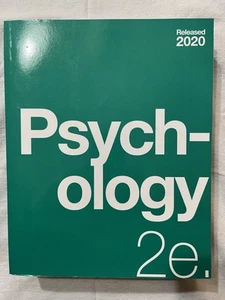 Psychology 2e Released 2020 Paperback Like New, Rice University - Picture 1 of 8