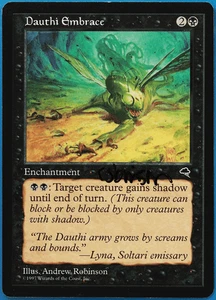 Dauthi Embrace Tempest NM Black Uncommon SIGNED MAGIC CARD (ID# 504926) ABUGames - Picture 1 of 2