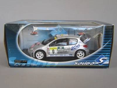 D578 Solido 202991 Peugeot 206 WRC #9 Rally Monte Carlo 2000 Delecour 1:18 Nuovo - Immagine 1 di 4