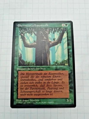 MTG Ironroot Treefolk (Ehernwurzelbaumvolk) German FBB Regular - Uncirculated - Image 1 of 3