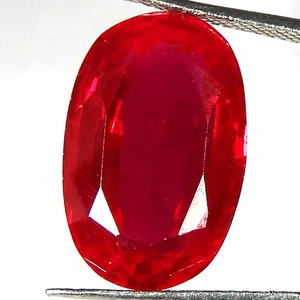 14.20CtsNatural Imitation Ruby Oval Cut Cabochon Loose Gemstones - Picture 1 of 3