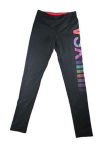 Victoria’s Secret VSX Knockout Leggings Negro Arco Iris Logo Apretado Para Mujer’s S - Imagen 1 de 5
