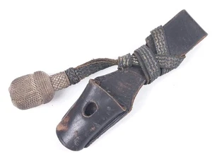 Kaiserreich, Portepee an Koppelschuh für ein Extraseitengewehr. Getragen, ungere - Bild 1 von 9