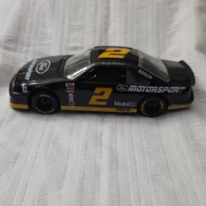 1992 Racing Champion 1/24 Rusty Wallace #2 Ford nascar Mobil 1 blackTHUNDERBIRD  - Picture 1 of 11