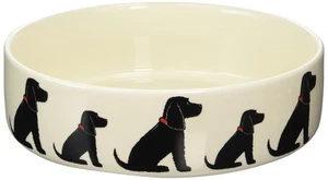 Sweet William Cocker Spaniel Dog Bowl Ceramic Pet Dish Non-Slip Design - Picture 1 of 13