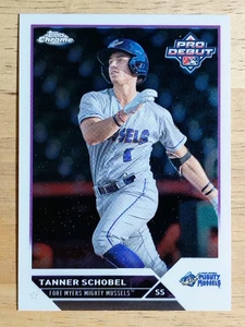 2023 Topps Pro Debut Chrome #PDC168 Tanner Schobel - Picture 1 of 2