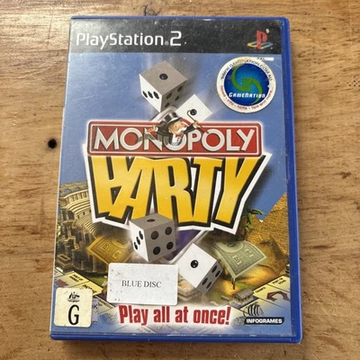 Monopoly Party Sony PlayStation 2 PS2 PAL Game Complete With Manual Free Post - Image 1 of 4