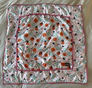 Coperta bambino reversibile Matilda Jane agrumeto floreale arancione 36” x 36” - Foto 1 di 6