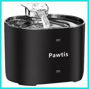 Fuente de agua para gatos 74 oz/2,2 L - Pequeña y silenciosa libre de BPA - Fuente de agua para gatos... - Imagen 1 de 8