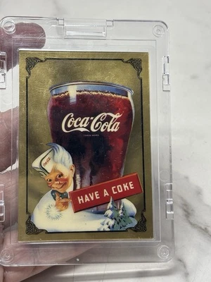 1995 COLLECT A CARD "COCA-COLA" SERIES 4 RARE GOLD CARD "SPRITE BOY" - Image 1 of 4