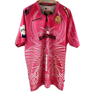 Exeter Chiefs Official Samurai 2017/2018 Pink Rugby Union Shirt XXL - Picture 1 of 10