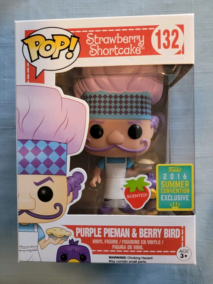 Strawberry Shortcake Purple Pieman & Berry Bird Funko Pop Vinyl SDCC 2016 132