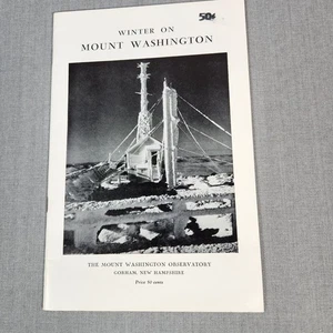 Winter on Mount Washington Gorham NH 1970 Booklet Observatory LONG TRAIL 8th - Picture 1 of 6