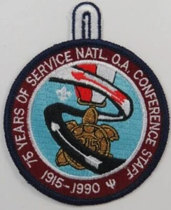 1990 National OA Conference (NOAC) Staff Patch [S155] - Bild 1 von 1