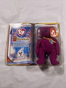 Teenie Beanie Babies McDonalds Millennium der Bär 1999 Selten! - Bild 1 von 12