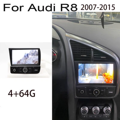 Para Audi R8 V8 V10 2007-2015 Android Coche Radio 8" Receptor Estéreo GPS Navegación Reproducir Foto 1 de 4