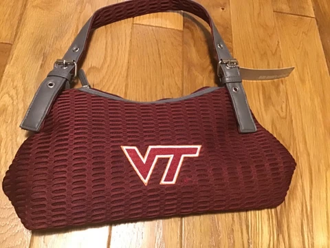 Virginia Tech Hokie Handbag Tote Purse Alan Stuart  NWT Cover