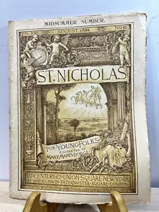 Vintage St. Nicholas Magazine Aug 1891 - For Young Folks - Mary Mapes Dodge - Picture 1 of 10