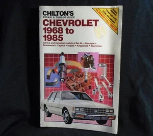 Chilton's Chevrolet 1968 bis 1985 Autoreparatur & Tuning Guide Book * - Bild 1 von 2